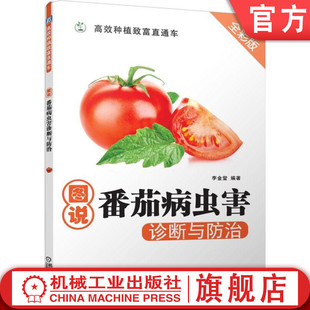 图说番茄病虫害诊断与防治 实用技术图书 李金堂 经典 农业种植技能培训教材 杀虫 官网正版