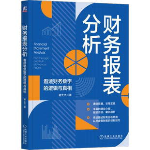 官网正版 财务报表分析 看透财务数字的逻辑与真相 谢士杰 资产负债表 利润表 投入产出 存量流量 企业经营能力 现金流 盈利