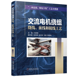 官网正版 交流电机绕组绕线 嵌线和接线工艺 才家刚 孙克军 赵文彬 王磊 赵鹤翔 定子铁心 绕组参数 漆包线 放线装置 槽绝缘结构