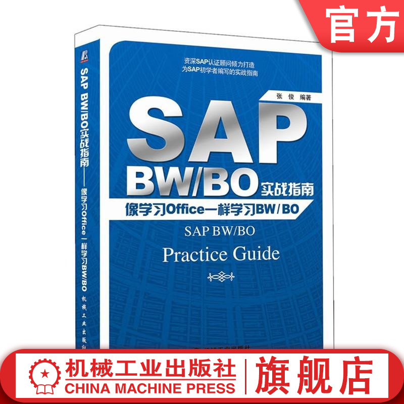官网正版 SAP BW BO实战指南 像学习Office一样学习BW BO 张俊 客户端安装 报表展现 数据处理 端到端案例 报表工具 集成方案