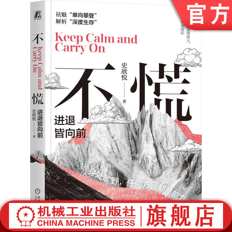 官网正版 不慌：进退皆向前 迷茫 成长 史欣悦 低谷 工作 财务独立 愿景 朋友圈 企业 员工 原则 安居平五路 改变 机械工业出版社图片