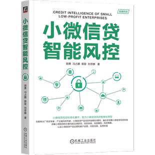 官网正版 小微信贷智能风控 胡勇 冯占鹏 郭堃 刘思静 著 小微信贷风控智能化转型标准著作 9787111755593 机械工业出版社