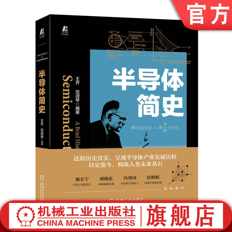官网正版 半导体简史 王齐 范淑琴 集成电路 芯片 产业 量子力学 晶体管 存储 通讯领域 入选中国好书 中国半导体行业协会推荐
