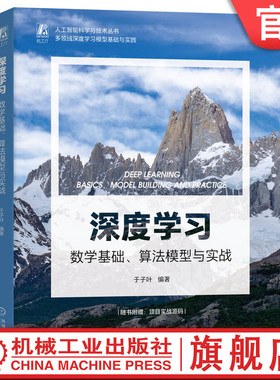 官网正版 深度学习 数学基础 算法模型与实战 于子叶 计算机图形学 自然语言处理 卷积神经网络 逻辑回归算法 文本向量化