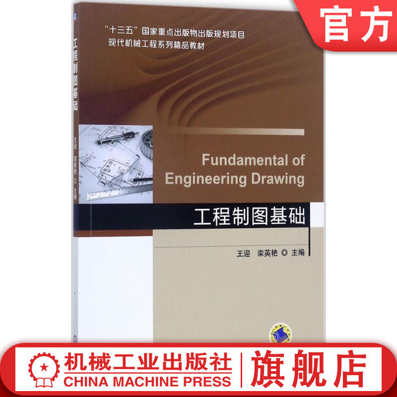 官网正版 工程制图基础 王迎 栾英艳 高等学校系列精品教材 9787111569787 机械工业出版社旗舰店
