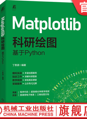 官网现货 Matplotlib科研绘图：基于Python 丁思源计算机绘图 自动绘图 数字图像处理 图像处理 图像处理软件 图形图像 计算机图形