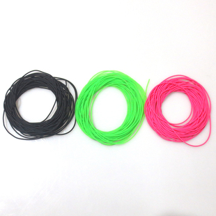 1.6毫米 超细钓鱼皮筋 5-10M溜鱼泄力皮筋 高弹力乳胶丝1:7倍拉伸