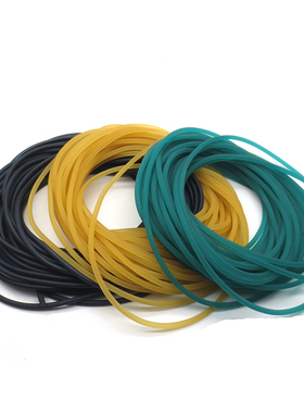 3毫米实心弹弓皮筋 5-10米 无架弾工橡皮筋 6倍高弹力乳胶弹力绳