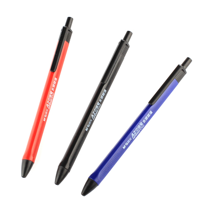 晨光A2办公原子笔圆珠0.7mm三角型按动圆珠中油笔 W3002签字笔3色