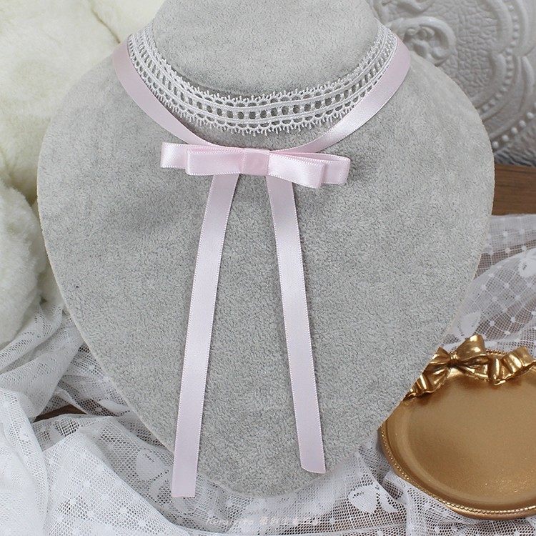 淡粉蝴蝶结白色睫毛蕾丝项链锁骨链choker软妹甜妹叠戴双层项圈女,饰品/流行首饰/时尚饰品新,项链,淘宝优惠券,粉丝福利购,淘宝优惠卷