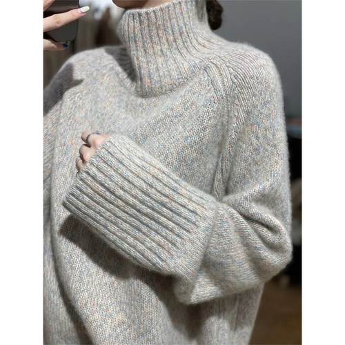 送运费险！高级感小众灰色毛衣冬