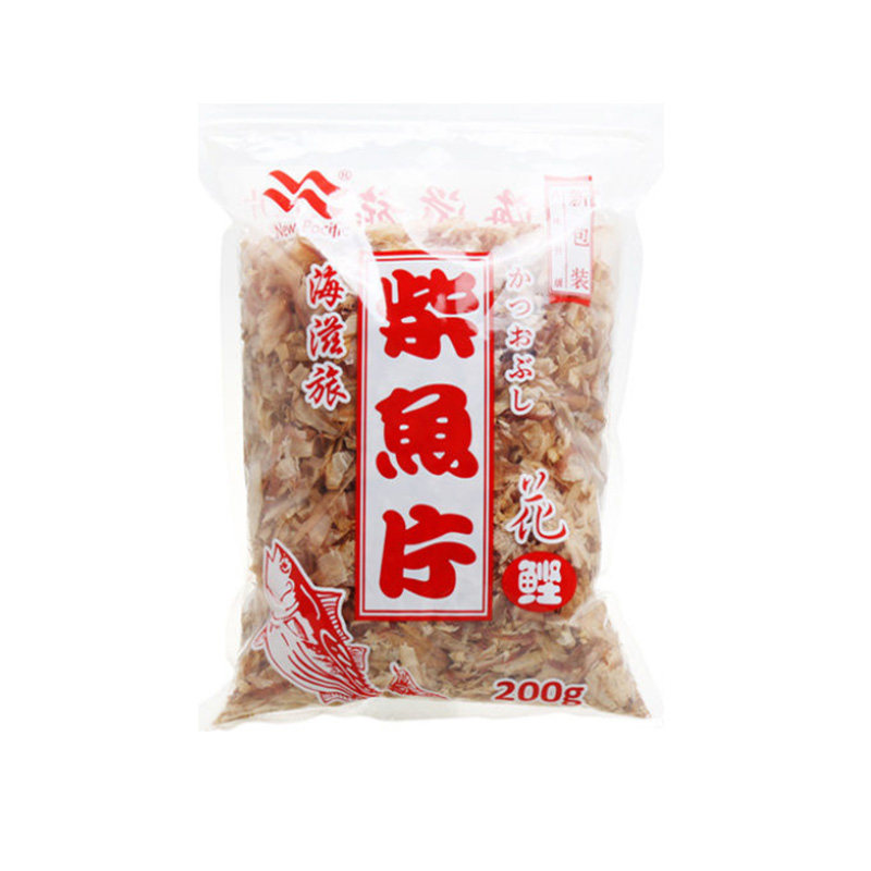 日本料理食材海滋旅柴鱼片200g木鱼花鲣鱼片章鱼小丸子大阪烧