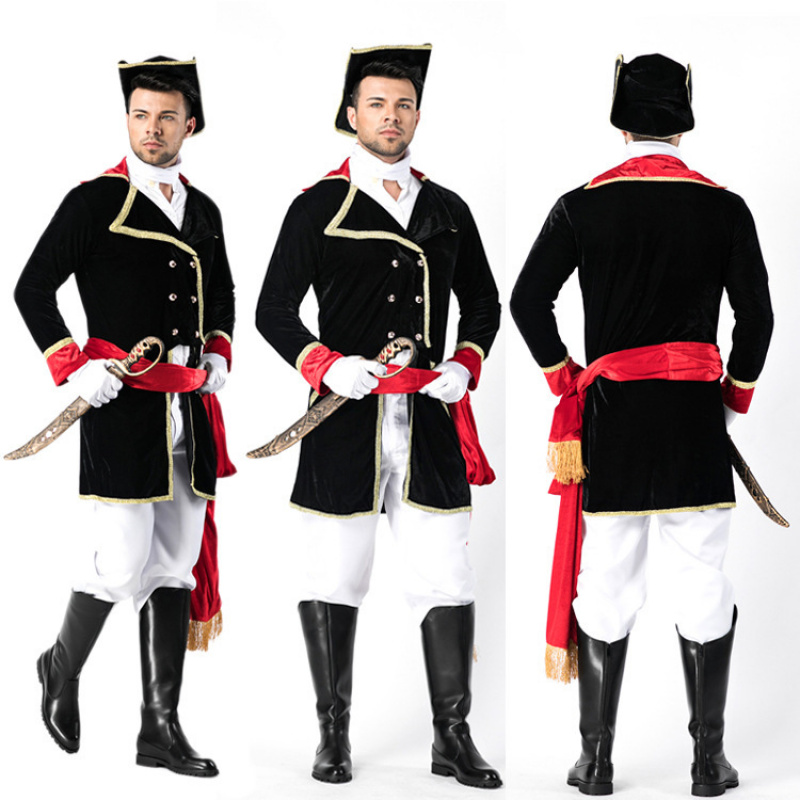 中世纪骑士男装表演服