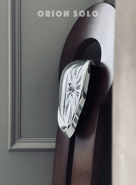 Orion Solo 原一芥/静音达利时钟扭曲艺术异形融化挂钟装饰摆件