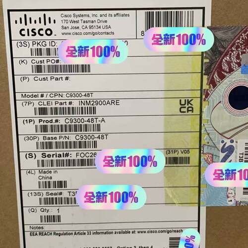 可维修C9300-48T-A 思科千兆48口交换机 行货未拆封议价