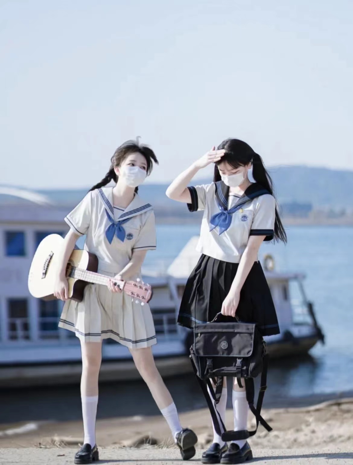 张不烦原创【岛屿日记】夏季日系高级复古学院风jk水手服