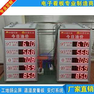 今日油价电子看板中国石油房价牌金店菜场价格遥控器输入厂家直销