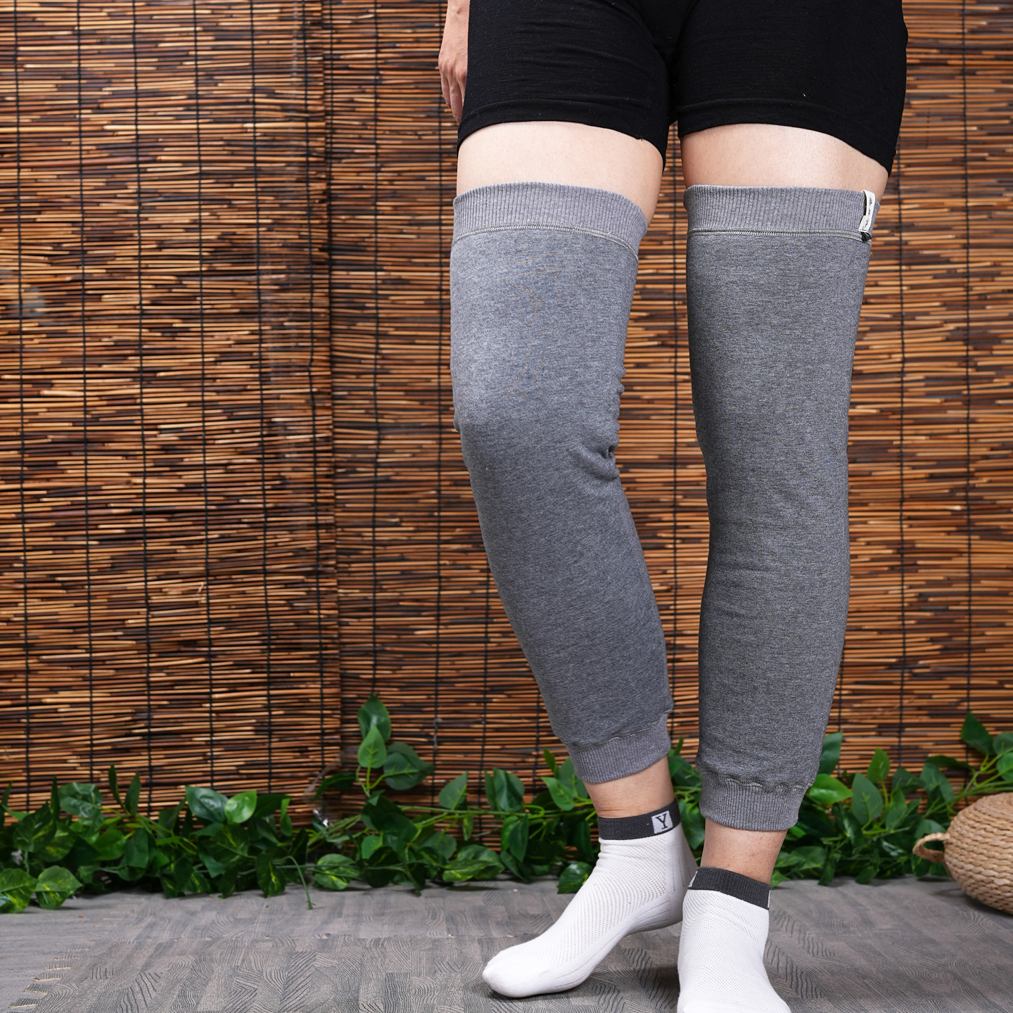 木昀棉纯棉花护腿套保暖加厚护膝