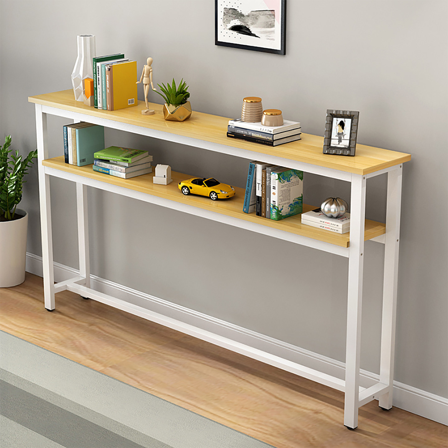 长条桌电脑桌小桌子夹缝窄条桌