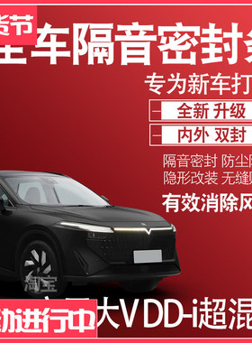 内外双封2023款启辰大VDDi超混动专用隔音密封条全车门配件改装饰