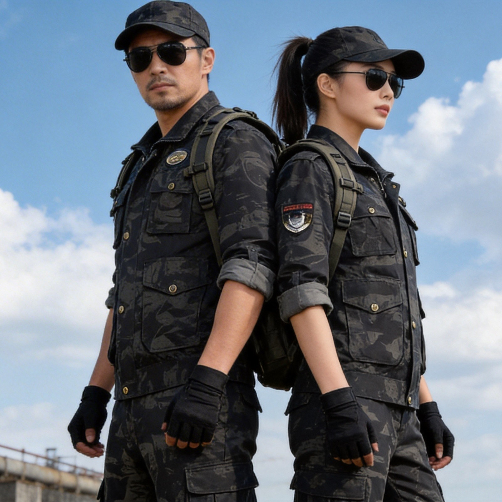2026新款迷彩服套装男春季军迷战术训练耐脏纯棉劳保服户外工作服
