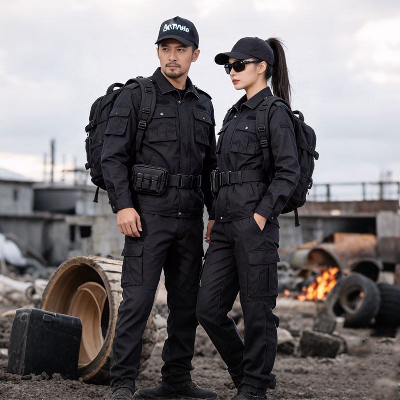 工作服套装保安服安检执勤春秋户外训练2026新款男士战术服作训服