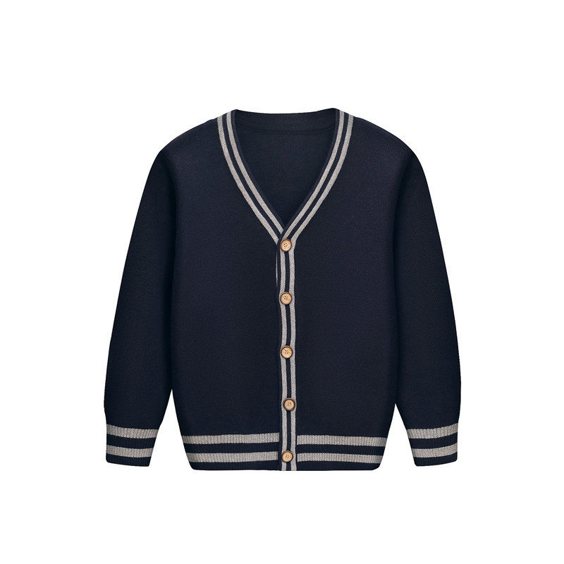 幼儿园园服春秋装英伦学院风毛衣儿童纯棉开衫班服老师小学生校服