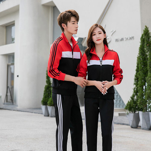 校服套装初中学生长袖运动服校园风班服高中大学生团体服运动服装