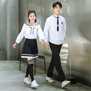 中学生校服水手服毕业班服学院风运动会朗诵服合唱演出服新款