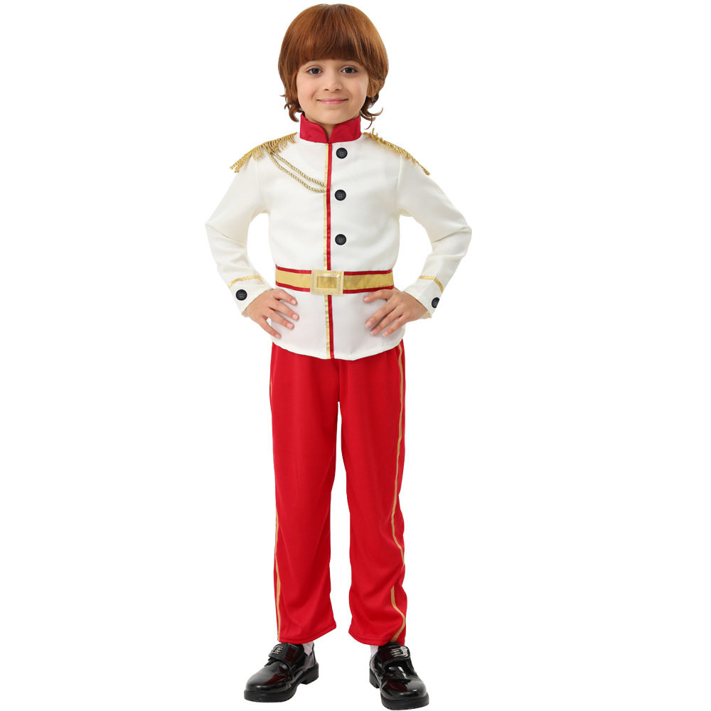 万圣节儿童服装男童国王 王子表演服礼服cosplay扮演幼儿园演出服