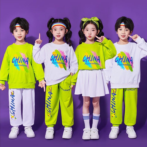 儿童啦啦队演出服小学生运动会服装幼儿园合唱服舞蹈元旦表演服装