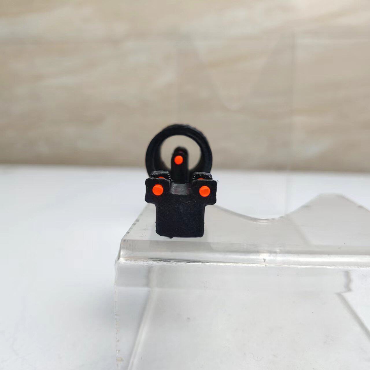 恒利丰hlf ump45光纤机械瞄 软弹玩具 塑料3d打印 顽皮狗模玩