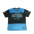 Black Panther Patchwork Satin Embroidered T-Shirt