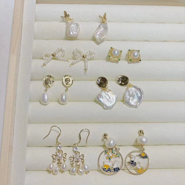 格物｜独立设计天然巴洛克淡水珍珠耳饰耳环耳钉耳坠简约高级