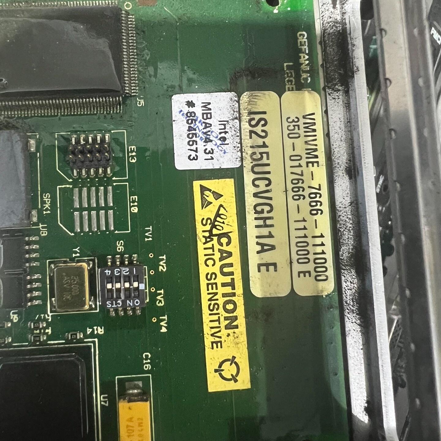 GE VMIVME-7666-111000 IS215UCV