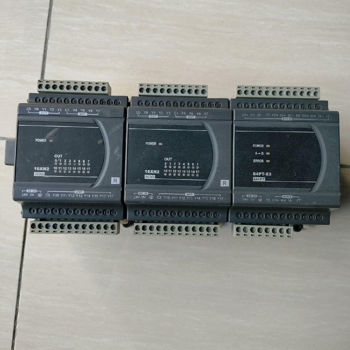 台达PLC模块 DVP04PT-E2 两个DVP16XN21