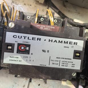 Cutler-Hammer C32KN3接触器 拆机件 美国