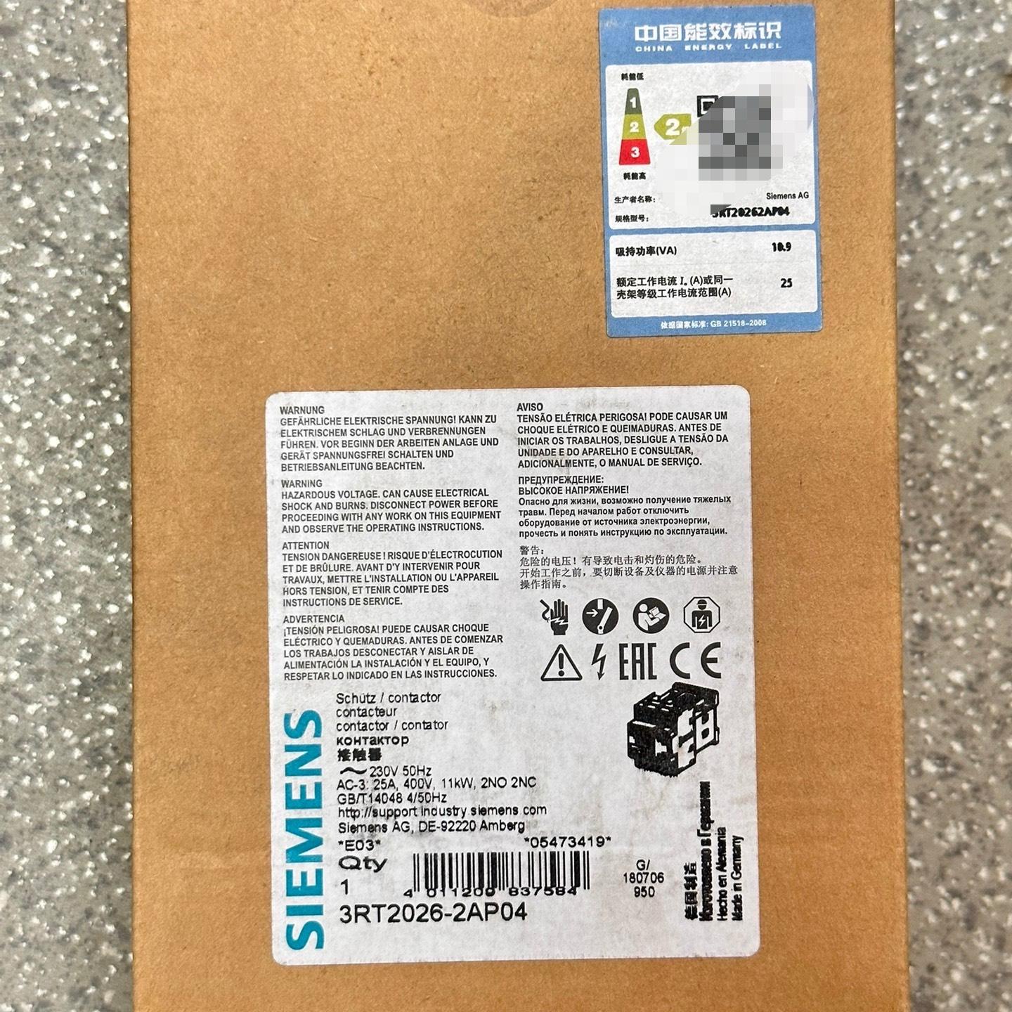 3RT2026-2AP04西门子接触器