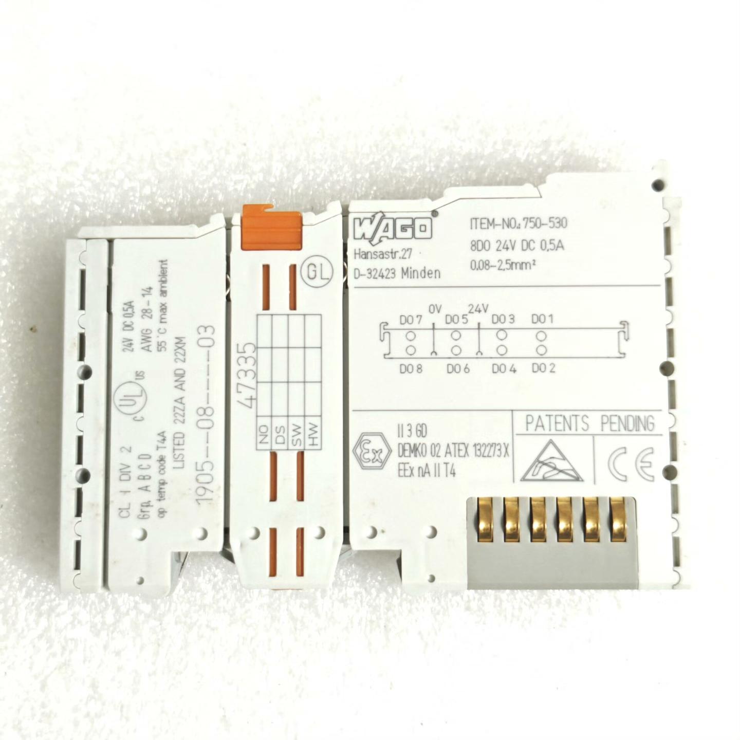 WAGO万可模块 750-530  D-32423  没