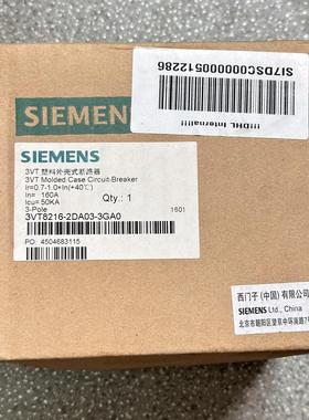 3VT8216-2DA03-3GA0西门子断路器