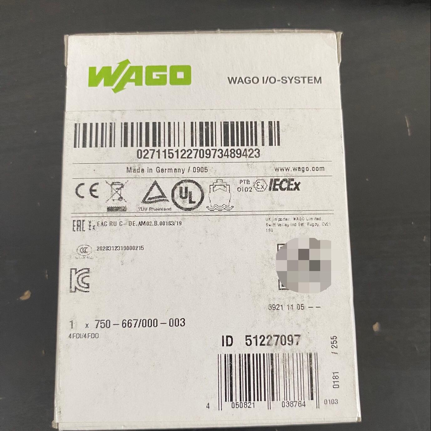 万可模块 型号750-667/000-003 实物拍摄 多个