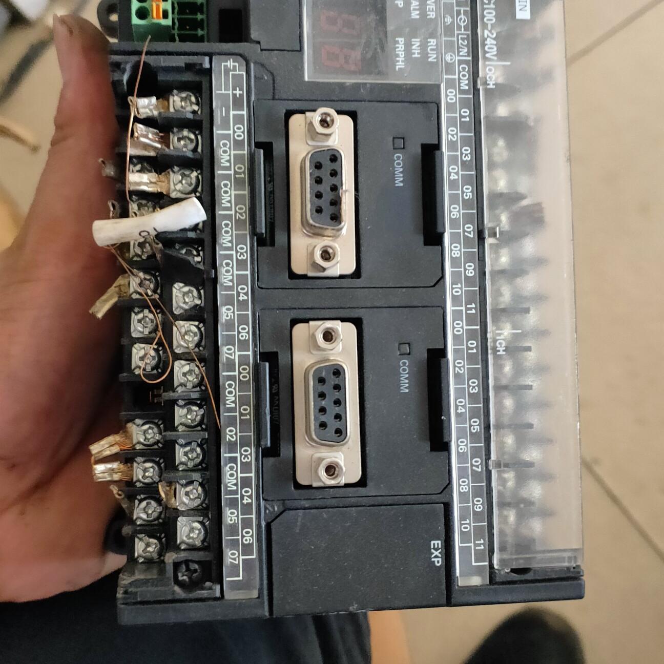 欧姆龙CP1H_XA40DR-A拆机功能正常使用！具体看图！