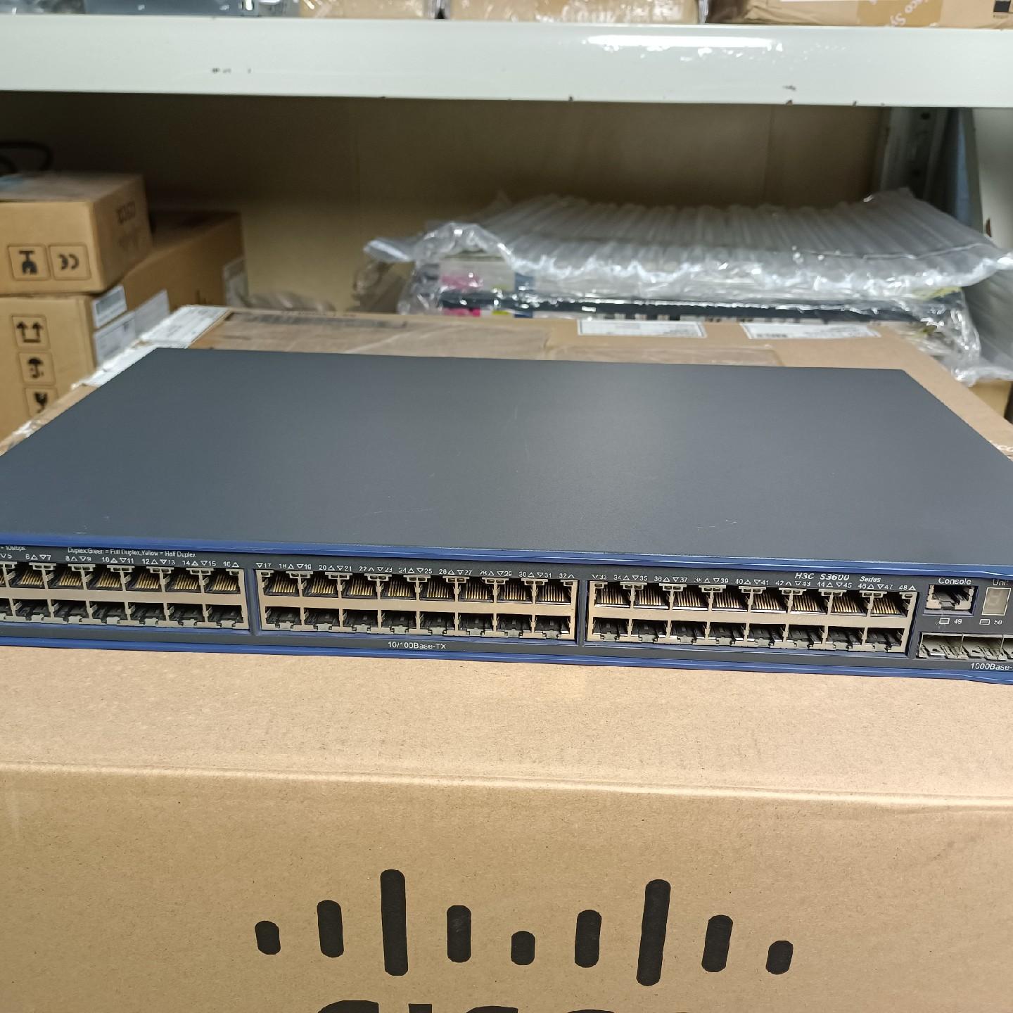 H3C交换机S3600-52P-SI  成色新 如图实拍 功