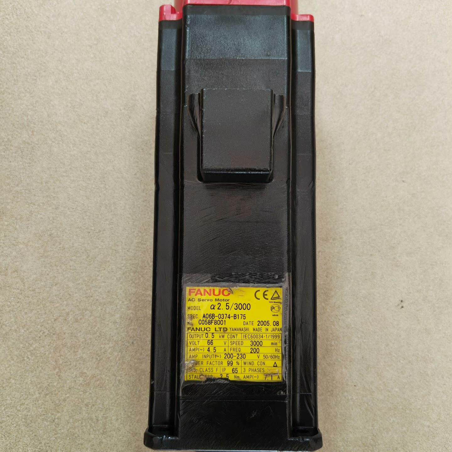 FANUC伺服电机 α2.5/3000 型号A06B-
