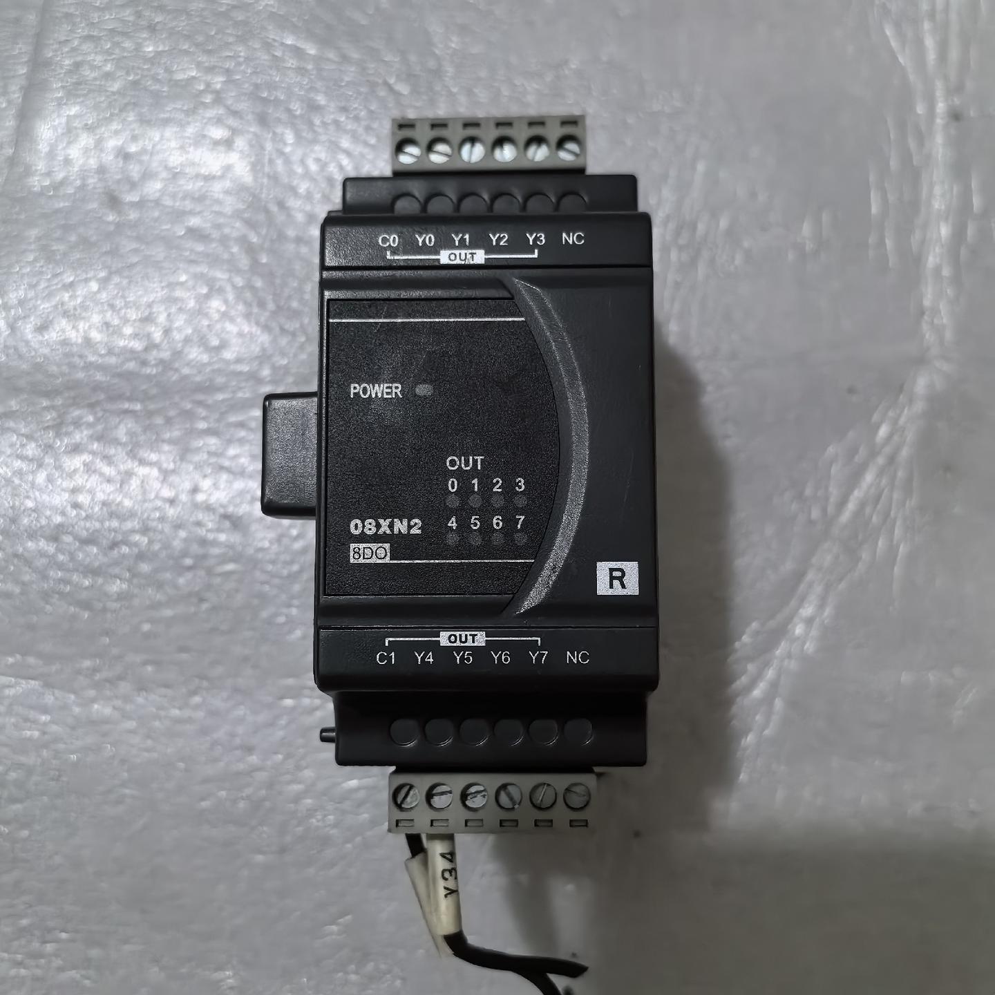 台达PLC模块 DVP08XN211R.  拆机实物图片 成