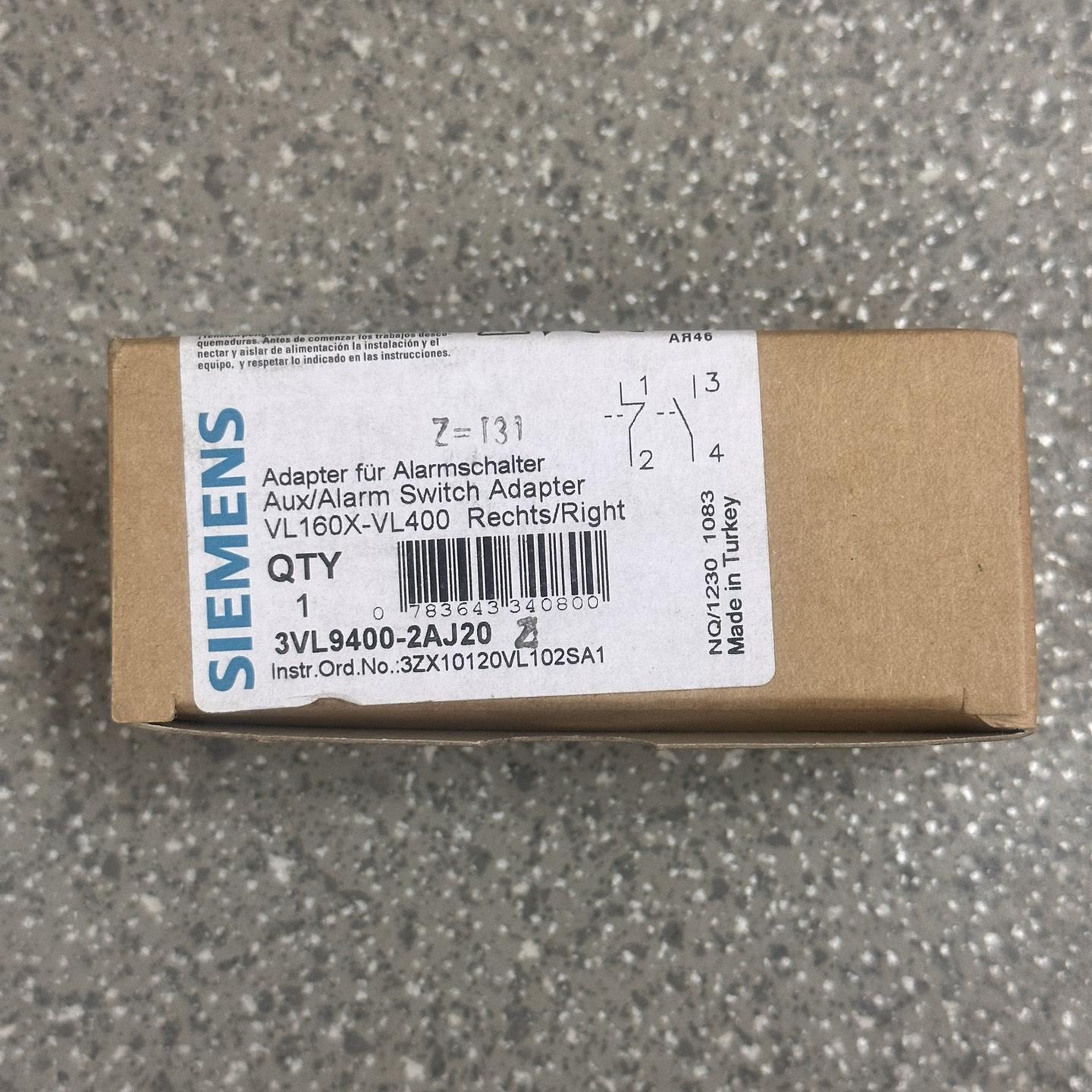 3VL9400-2AJ20西门子报警开关适配器