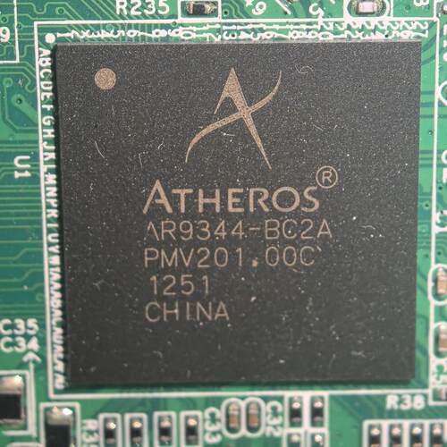 ATHEROS AR9344-BC2A、AR9382-AL1