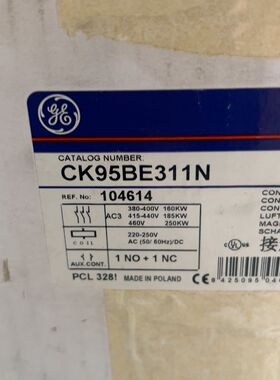 GE通用电气接触器 CK95BE311N