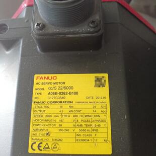 A06B B100拆机伺服电机 0262