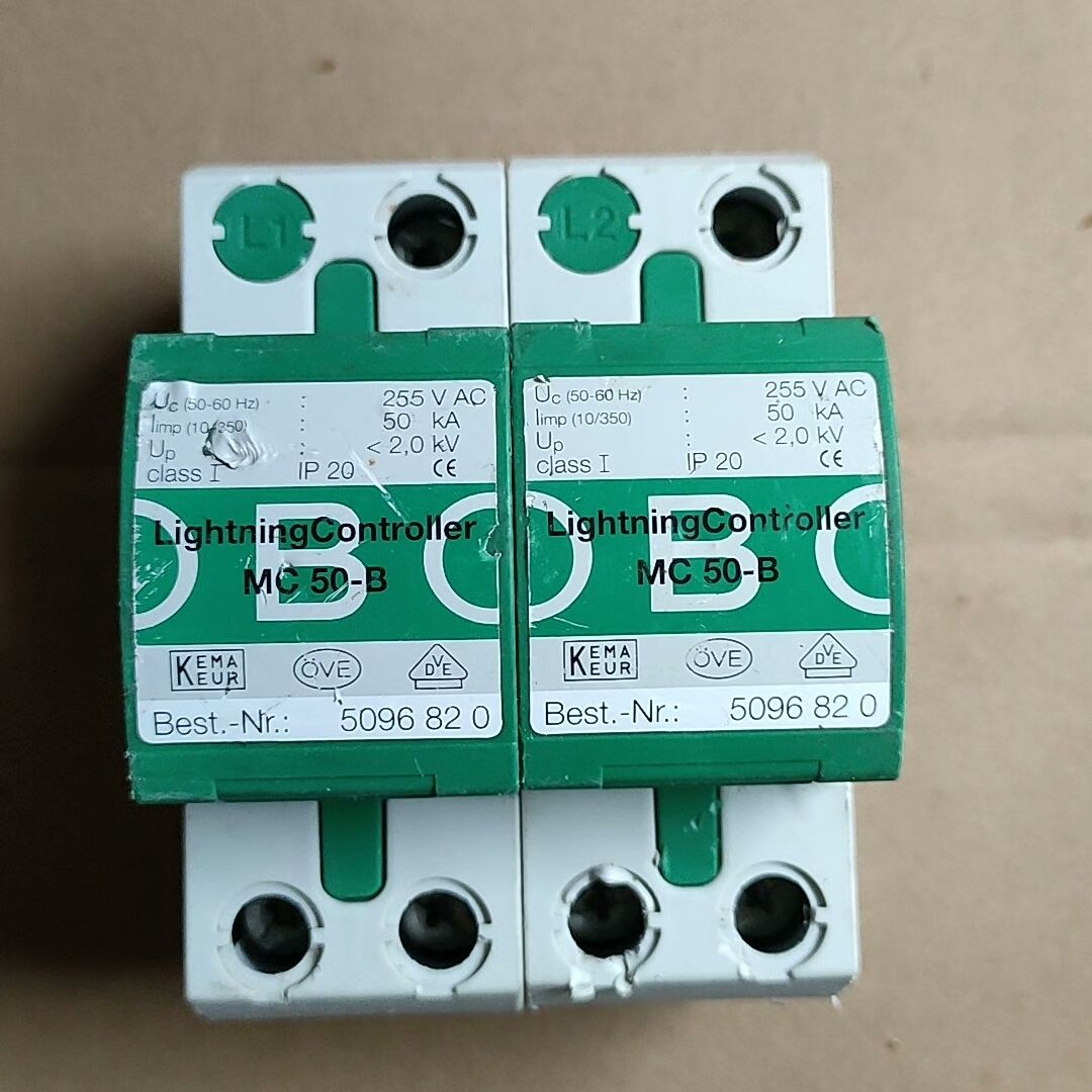 OBO防雷浪涌保护器MC 50-B 正品拆机 实物如图所示